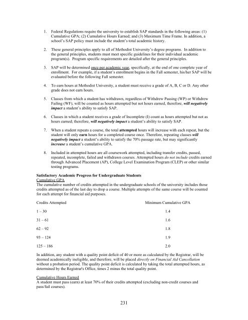 Microsoft Word MU 2009-2010.doc - Methodist University