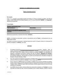 CONTRATO DE COMPRAVENTA DE ACCIONES Madrid, a 6 de ...