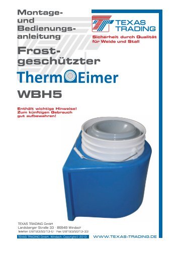 Therm Eimer - Texas Trading GmbH