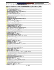 Lista de Clientes (10/2011) - Q-Consulting