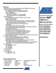 AVR XMEGA A1 Device Datasheet - E-LAB Computers