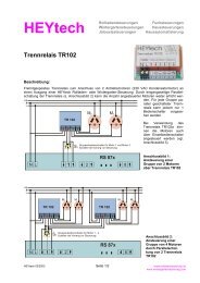 Trennrelais TR102 - Wintergartensteuerung