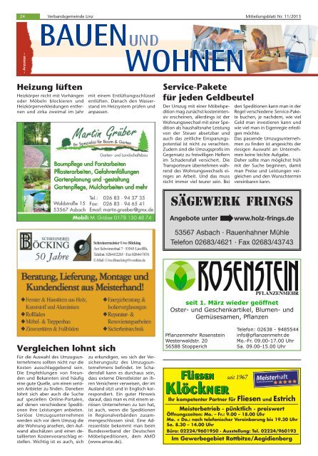 Ausgabe Nr. 11 vom 13.03.2013 - Verbandsgemeindeverwaltung ...