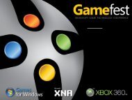 Microsoft Gamefest 2006 Presentation â Developing ... - MSN Games