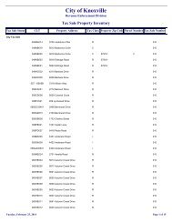 Proposed Tax Sale 10 Properties [PDF] - City of Knoxville