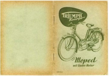 Handbuch fÃ¼r das Knirps-Moped mit Sachs-Motor - TWN Zweirad IG