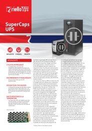 SuperCaps UPS - Riello UPS