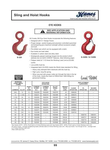 twin-path® slings in action - Hanes Supply, Inc