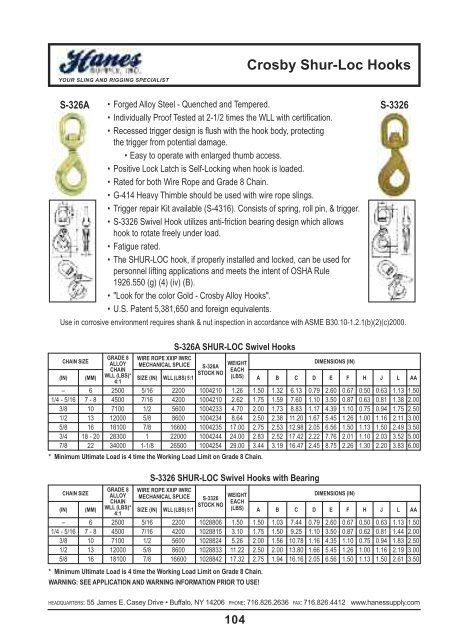 twin-path® slings in action - Hanes Supply, Inc