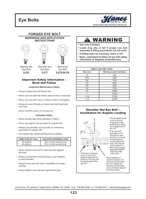 twin-path® slings in action - Hanes Supply, Inc