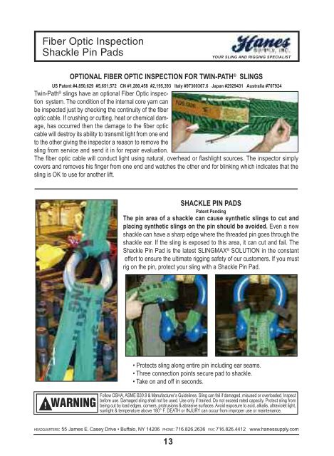 twin-path® slings in action - Hanes Supply, Inc
