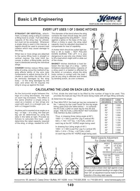 twin-path® slings in action - Hanes Supply, Inc