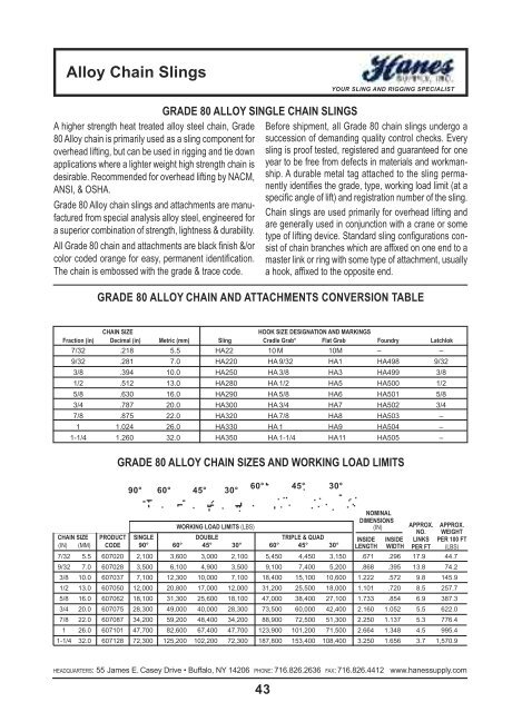 twin-path® slings in action - Hanes Supply, Inc