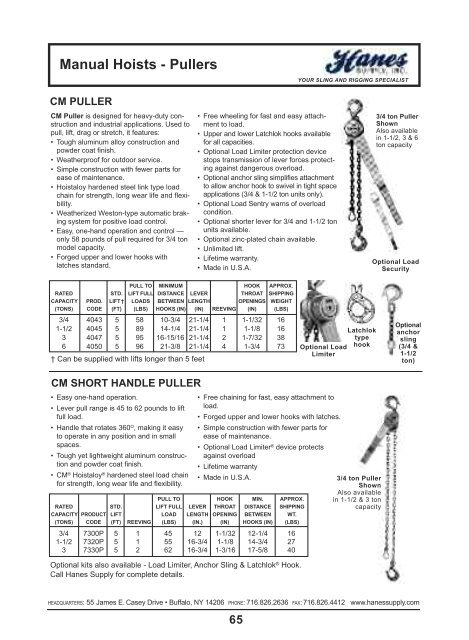 twin-path® slings in action - Hanes Supply, Inc