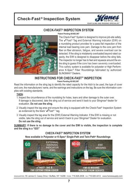 twin-path® slings in action - Hanes Supply, Inc