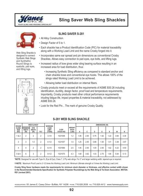 twin-path® slings in action - Hanes Supply, Inc