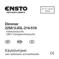 Dimmer 2250 UJGL-214-510 Käyttöohjeet