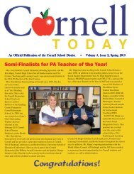 newsletter-spring 2013.pmd - Cornell School District