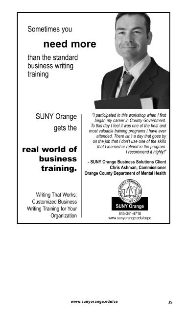 SUNY Orange Continuing Education