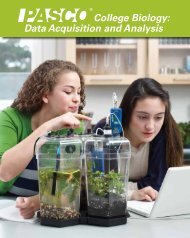 College Biology - Products - PASCO Scientific