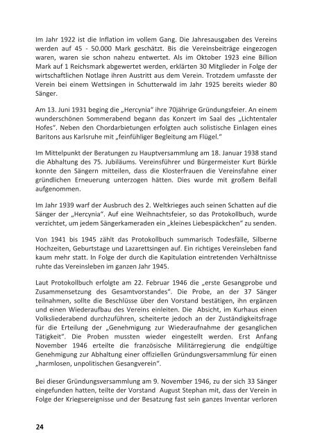 Festschrift zum Jubiläumsjahr 2011 "150 Jahre Hercynia"