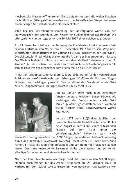 Festschrift zum Jubiläumsjahr 2011 "150 Jahre Hercynia"