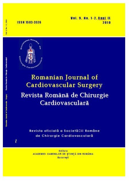 RJCS Nr 1 - 2 / 2010 - Academia Oamenilor de Stiinta din Romania