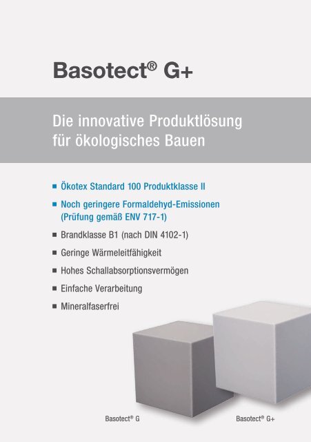 Basotect® G+- Flyer - BASF Packaging Portal