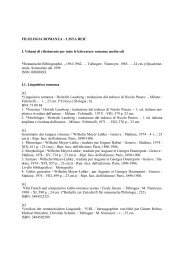 Filologia romanza.pdf - Biblioteca europea d'informazione e cultura