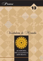 51781 cubierta Preseos 13 v.1 - Academia de la Llingua Asturiana