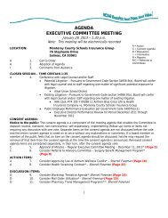 AGENDA EXECUTIVE COMMITTEE MEETING - Mcsig.com
