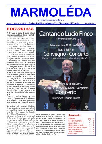 n. 49 - 50 Novembre - Coro Marmolada