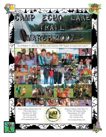 March 2007.indd - Camp Echo Lake