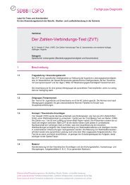 Der Zahlen-Verbindungs-Test (ZVT) - Fachgruppe Diagnostik - SDBB