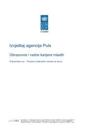 Obrazovne i radne karijere mladih - UNDP Croatia