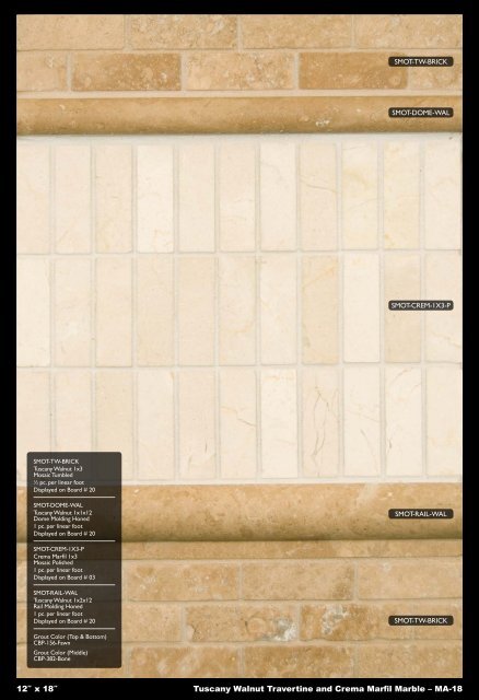 Mosaic Tile Backsplash Design Guide - Natural Stone