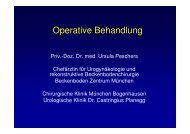 Operative Behandlung der Inkontinenz - Urologische Klinik Dr ...
