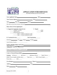 APPLICATION FOR SERVICES - Systems Unlimited, Inc.