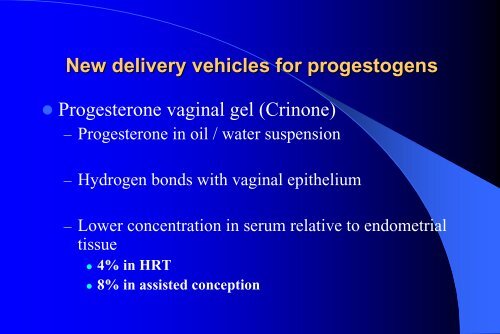 Role of Mirena in HRT - Nick Panay