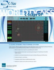 C-Scape Product Brochure - C-Nav World DGNSS