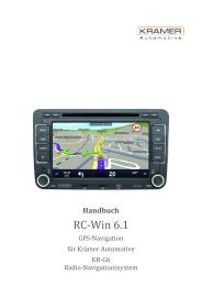 RC-Win 6.1 - Krämer Automotive