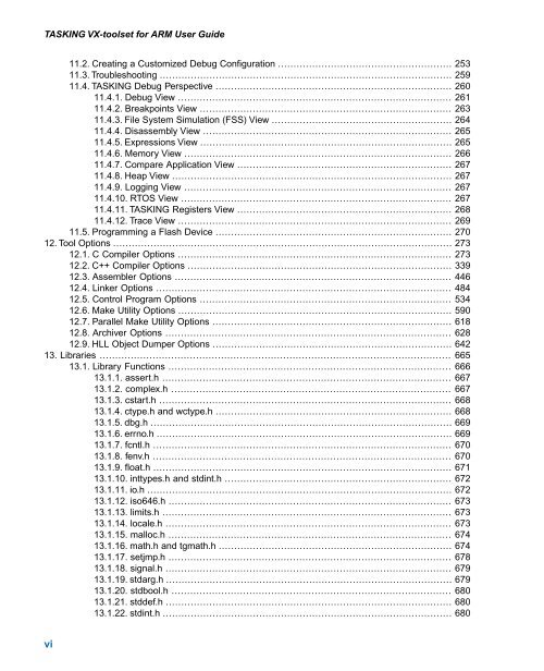 TASKING VX-toolset for ARM User Guide