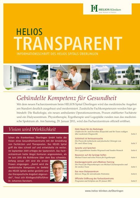 HELIOS Transparent - HELIOS Kliniken GmbH