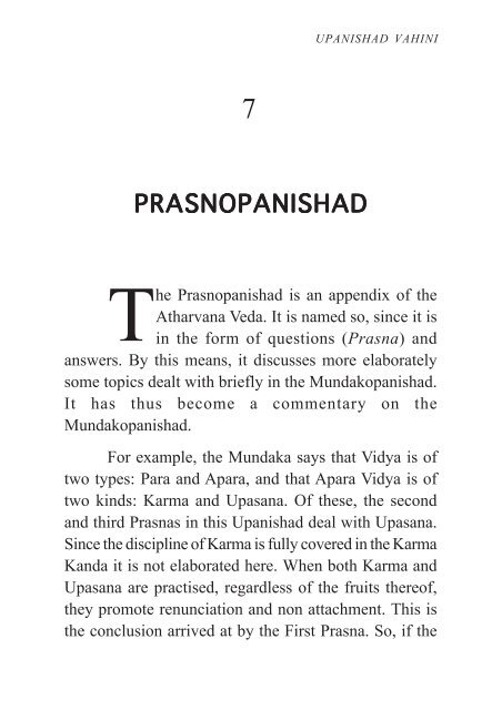 UPANISHAD VAHINI - Sathya Sai Speaks