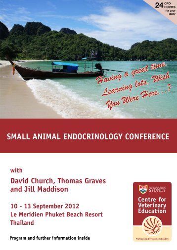 sMALL ANIMAL ENDOCRINOLOgy CONFERENCE - Australian ...