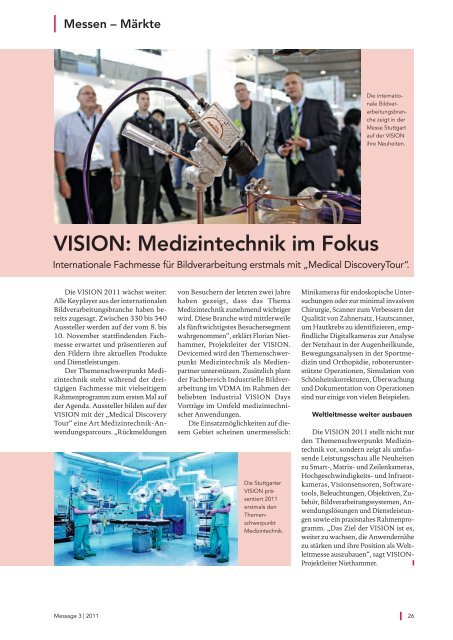 Message Ausgabe 3/2011 - Messe Stuttgart