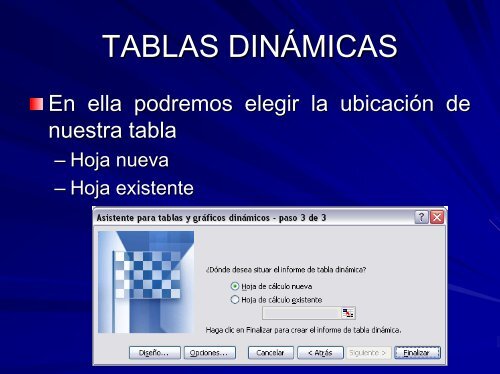 TABLAS Y GRÁFICOS DINÁMICOS