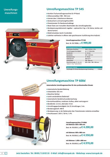 maschine - TransPak AG