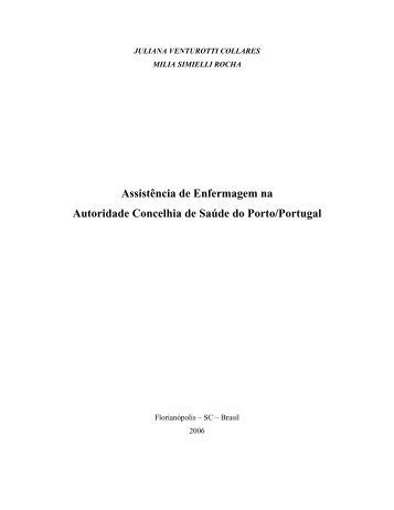Assistência de Enfermagem na Autoridade Concelhia de ... - UFSC