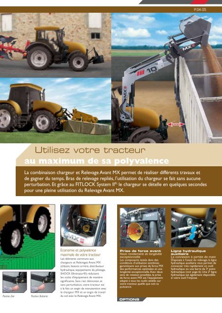 Relevage avant - Jacopin Equipements Agricoles